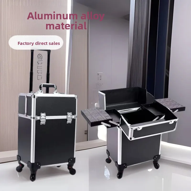 Makeup - Boîte de maquillage grande capacité, valise