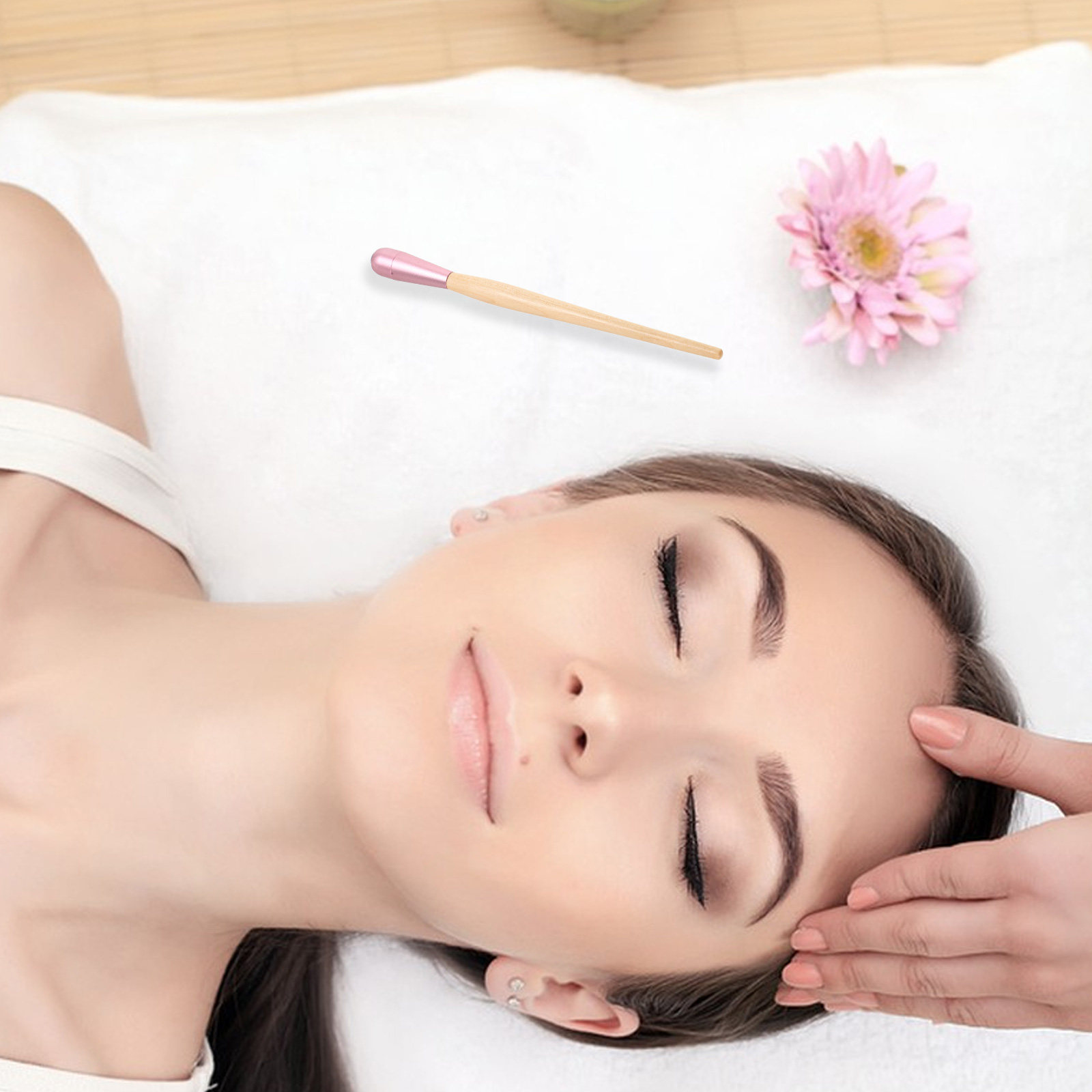 Face Ice Roller Puffiness - Rouleau facial en jade pour massage