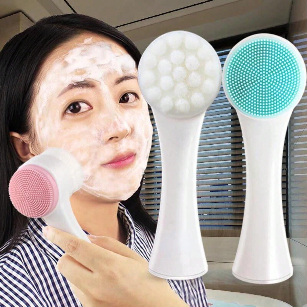 Nettoyant pour le visage Doubl - Silicone Face Scrubber Electric avis et prix