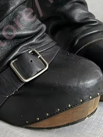 Bottes rétro noires pour femme - Nail Art avis et prix