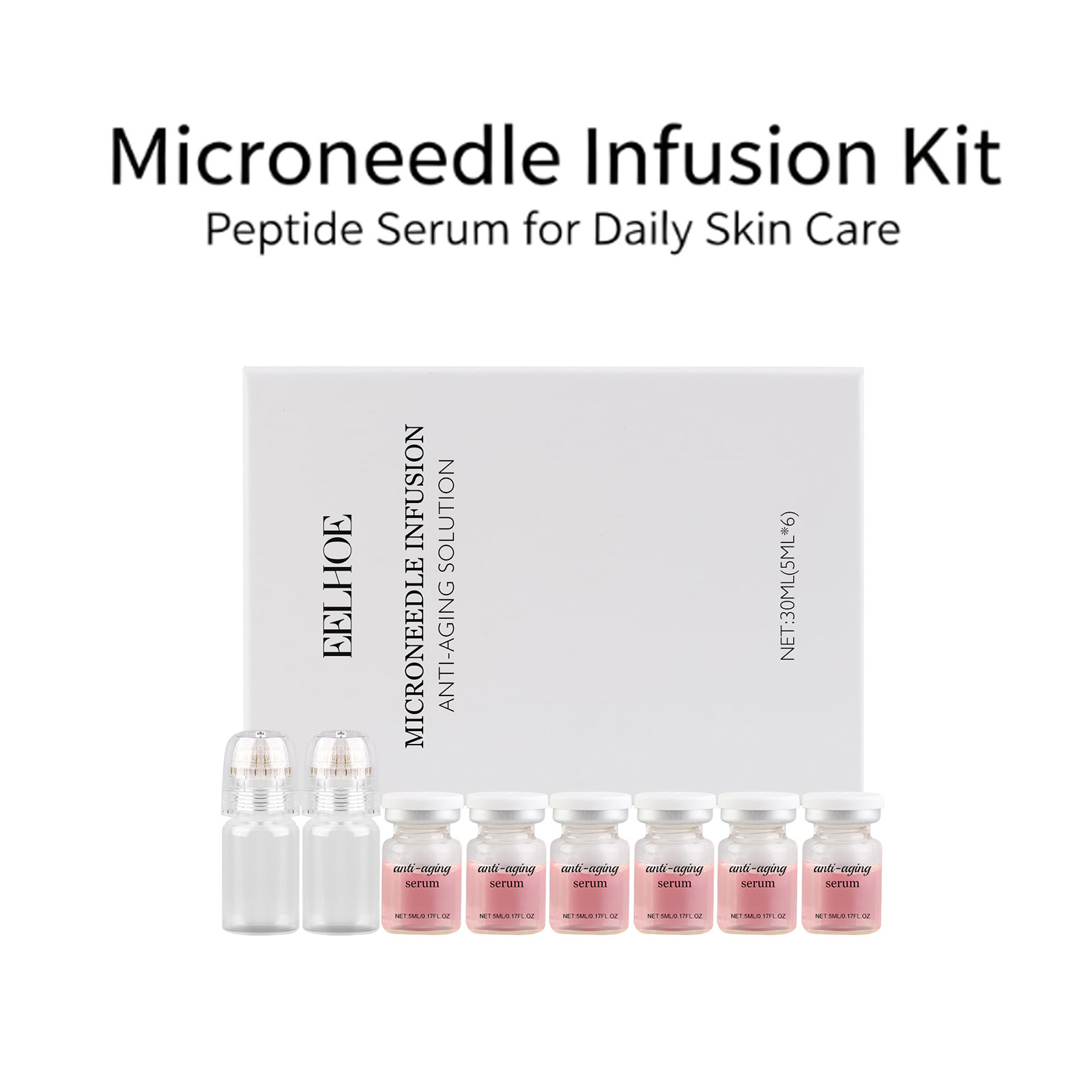 Kit de sérum à micro-aiguilles - Hyaluronic Acid Facial Serum avis et prix